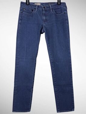 Women’s AG Adriano Goldschmeid The Stilt Cigarette Leg Dark Wash Jeans Size 29